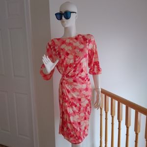 London Times Floral Printed Dress